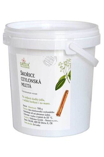 Valdemar Grešík - Natura s.r.o. Grešík Skořice ceylonská mletá 350 g