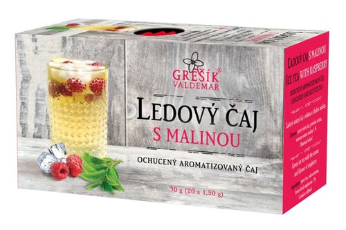Valdemar Grešík - Natura s.r.o. Ledový čaj s malinou 20 n.s. přebal GREŠÍK