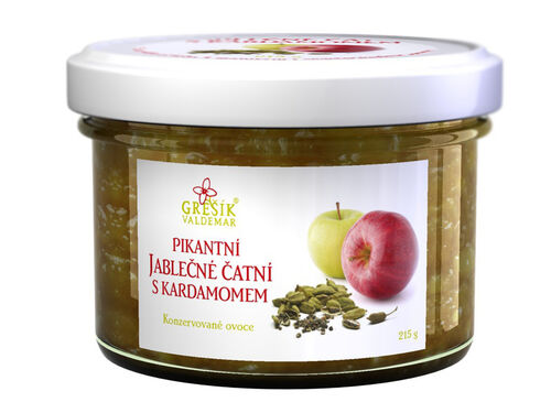 Valdemar Grešík - Natura s.r.o. Grešík Pikantní jablečné čatní s kardamomem 215 g