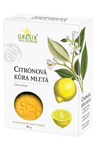 Valdemar Grešík - Natura s.r.o. Grešík Citrónová kůra mletá 30 g