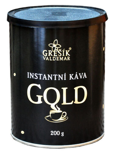Valdemar Grešík - Natura s.r.o. Káva Instantní Gold 200 g GREŠÍK