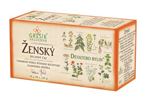 Valdemar Grešík - Natura s.r.o. Grešík Ženský 20 x 1,0 g