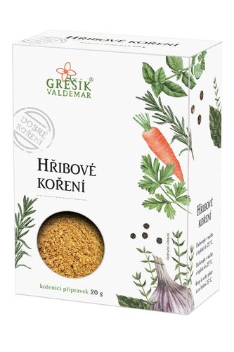 Valdemar Grešík - Natura s.r.o. Hřibové koření 20 g GREŠÍK Dobré koření