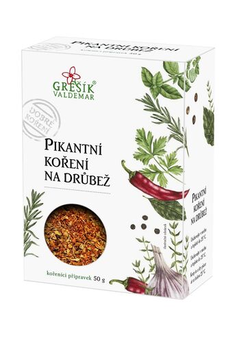 Valdemar Grešík - Natura s.r.o. Grešík Pikantní koření na drůbež 50 g