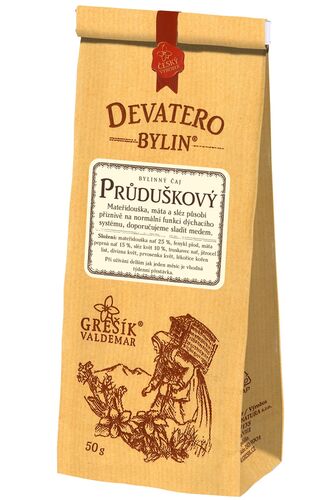 Valdemar Grešík - Natura s.r.o. Průduškový 50 g GREŠÍK Devatero bylin
