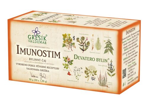 Valdemar Grešík - Natura s.r.o. Imunostim 20 n.s. GREŠÍK Devatero bylin