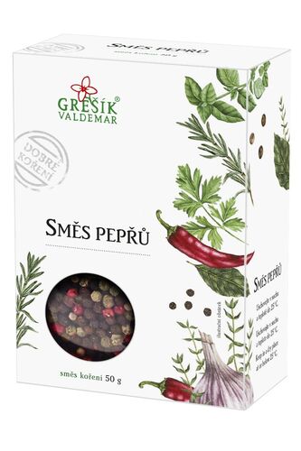 Valdemar Grešík - Natura s.r.o. Grešík Směs pepřů 50 g
