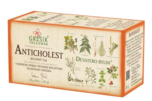 Valdemar Grešík - Natura s.r.o. Anticholest 20 n.s. GREŠÍK Devatero bylin