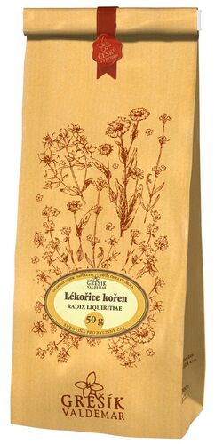 Valdemar Grešík - Natura s.r.o. Lékořice kořen 50 g GREŠÍK - S2