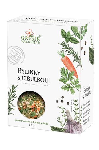 Valdemar Grešík - Natura s.r.o. Bylinky s cibulkou 60 g GREŠÍK Dobré koření