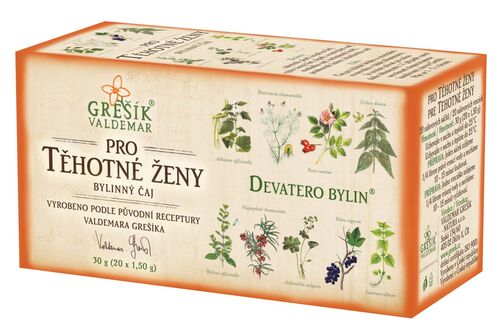 Valdemar Grešík - Natura s.r.o. Pro těhotné ženy 20 n.s. GREŠÍK Devatero bylin