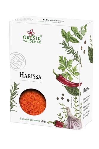 Valdemar Grešík - Natura s.r.o. Harissa 50 g GREŠÍK Dobré koření
