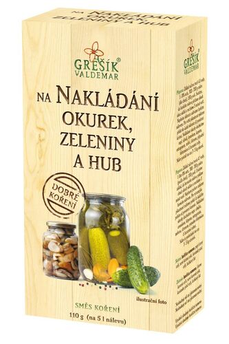 Valdemar Grešík - Natura s.r.o. Grešík Na nakládání okurek, zeleniny a hub 110 g