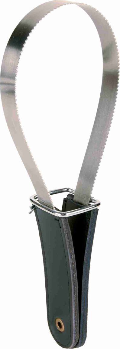 TRIXIE Vyčesávač s koženou rukojetí 25 x 8 cm