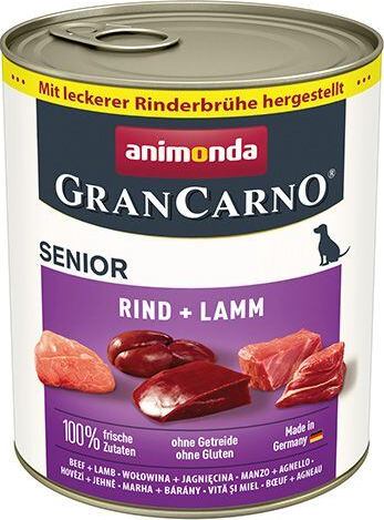 GRANCARNO Senior - hovězí, jehněčí 800g
