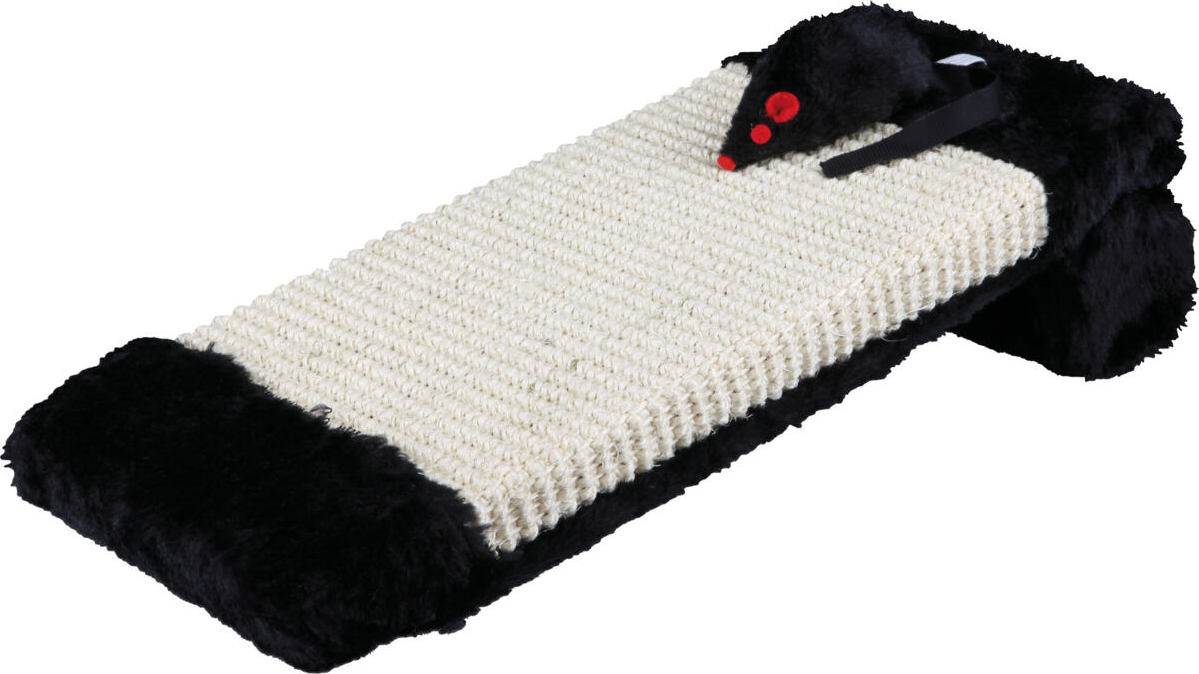 TRIXIE Škrabadlo na válci s myškou 15 x 35 cm přírodní/černá