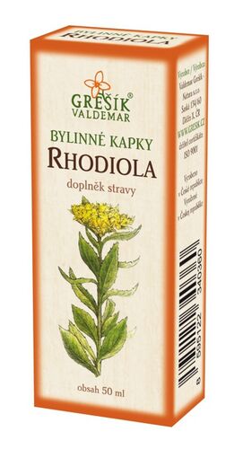 Valdemar Grešík - Natura s.r.o. Grešík Rhodiola kapky 50 ml