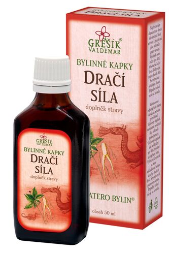Valdemar Grešík - Natura s.r.o. Dračí síla kapky 50 ml GREŠÍK-Z-40% líh, Devatero bylin kapky