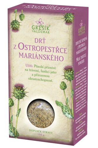 Valdemar Grešík - Natura s.r.o. Grešík Ostropestřec mariánský drť 150 g