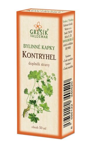 Valdemar Grešík - Natura s.r.o. Grešík Kontryhel kapky 50 ml
