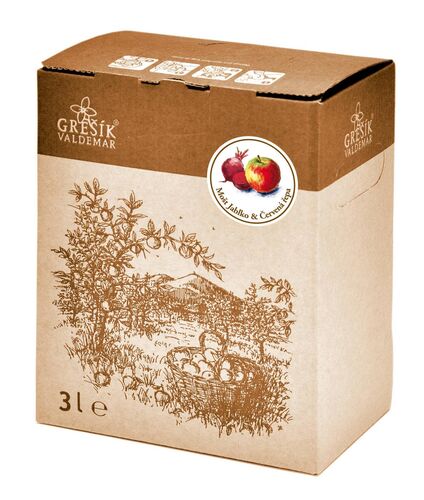 Valdemar Grešík - Natura s.r.o. Grešík Mošt Jablko & Červená řepa 3 l