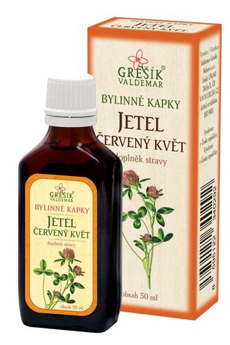 Valdemar Grešík - Natura s.r.o. Grešík Jetel červený květ kapky 50 ml