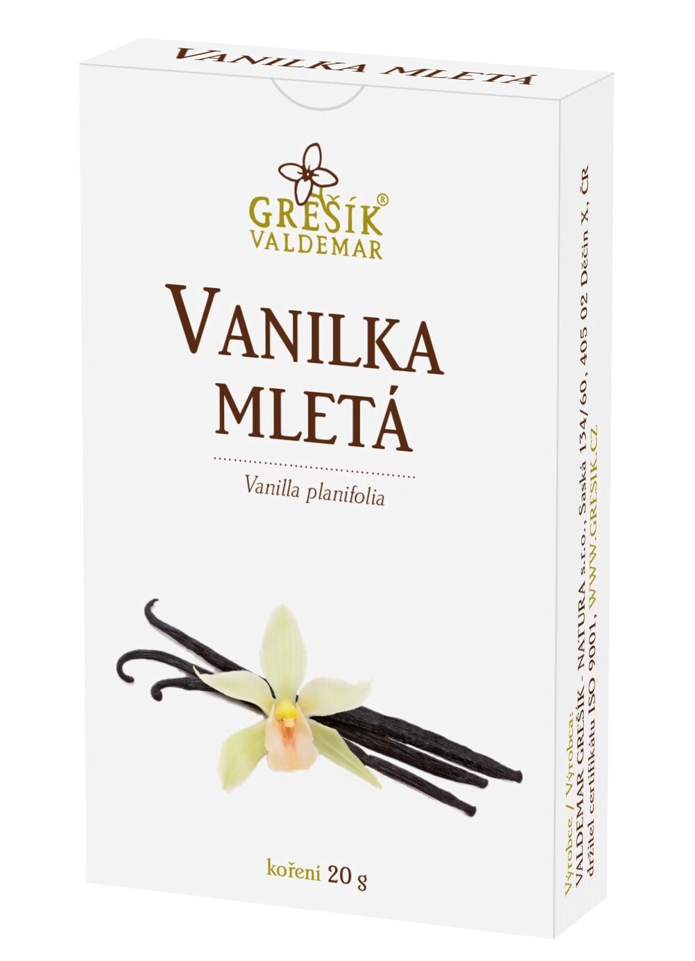 Valdemar Grešík - Natura s.r.o. Grešík Vanilka mletá 20 g