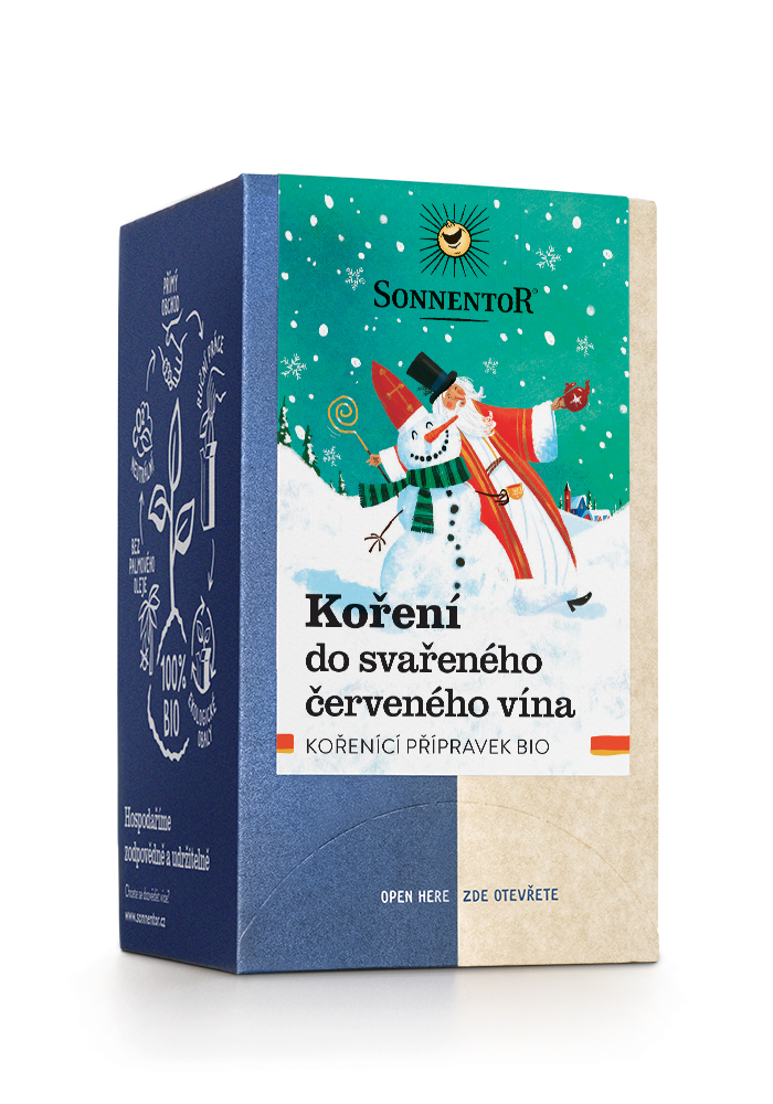 Sonnentor Koření do svařeného červeného vína bio 32,4 g, porc. dvoukomorový