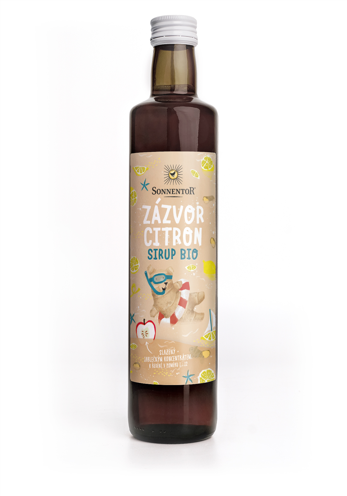 Sonnentor Zázvor - citron sirup bio 500 ml