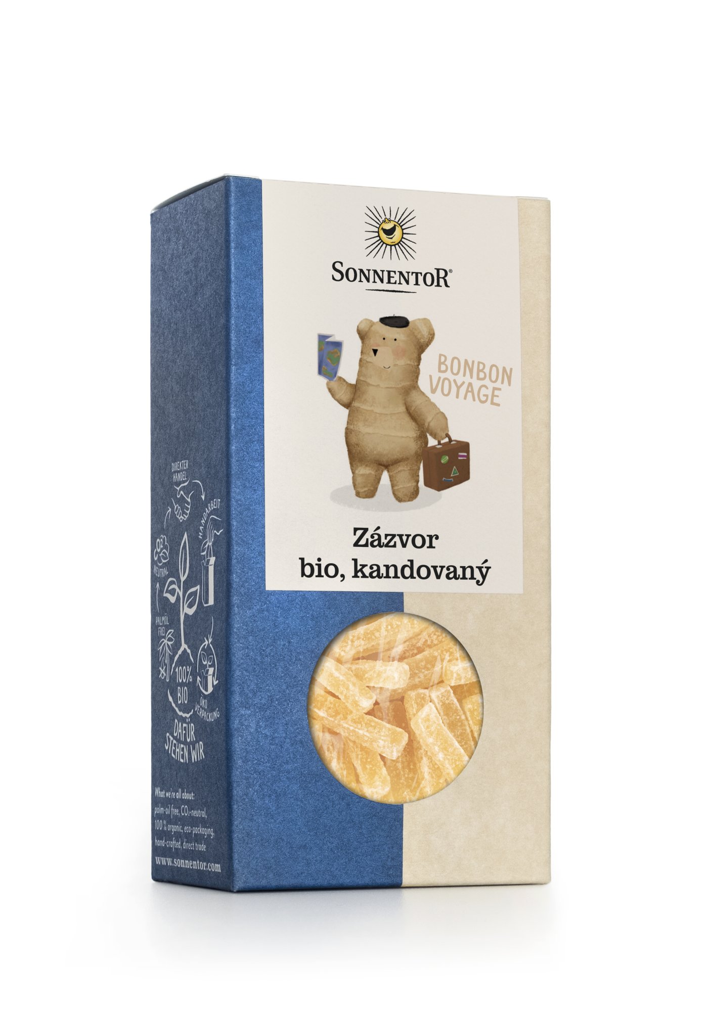 Sonnentor Zázvor kandovaný bio 75g