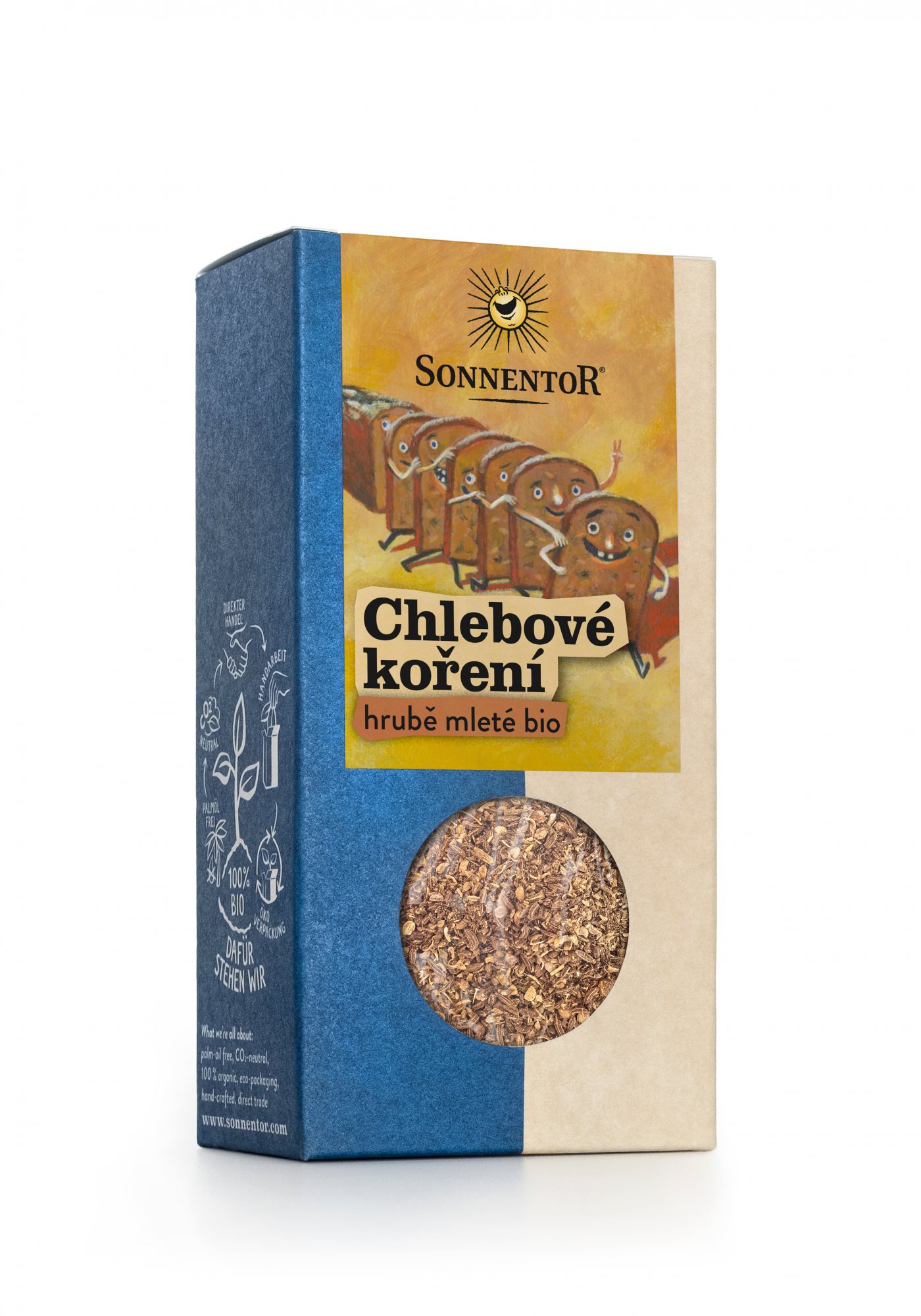 Sonnentor Chlebové koření bio, hrubě mleté 45g