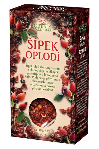 Valdemar Grešík - Natura s.r.o. Šípek oplodí 70 g krab. GREŠÍK Čaje 4 světadílů
