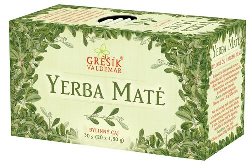 Valdemar Grešík - Natura s.r.o. Yerba Maté 20 n.s. přebal GREŠÍK