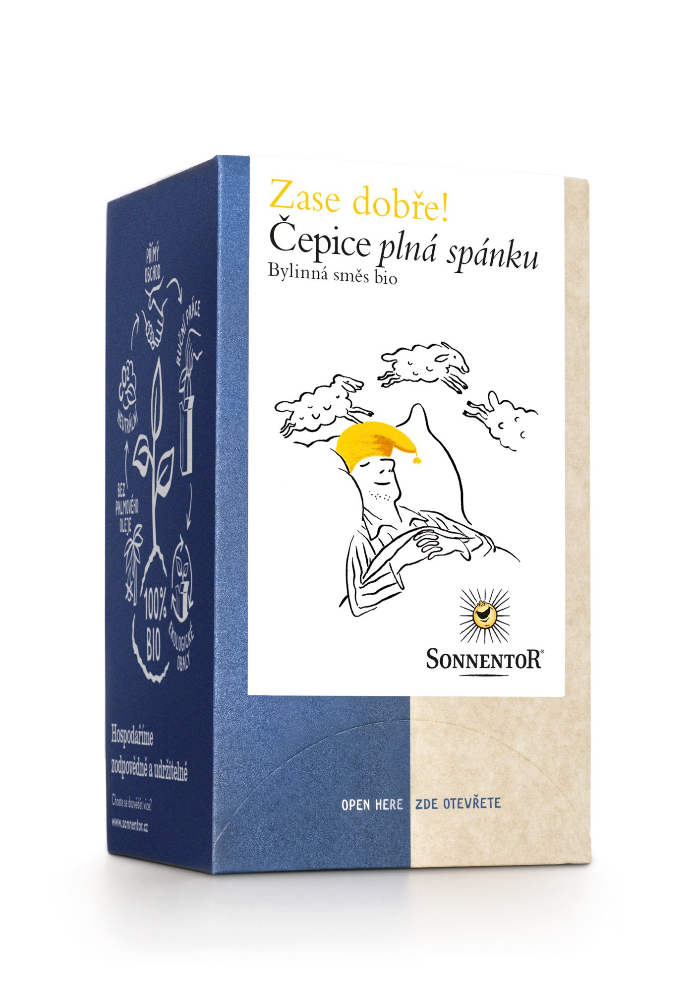 Sonnentor Čepice plná spánku bio 27g porc.dvoukomorový