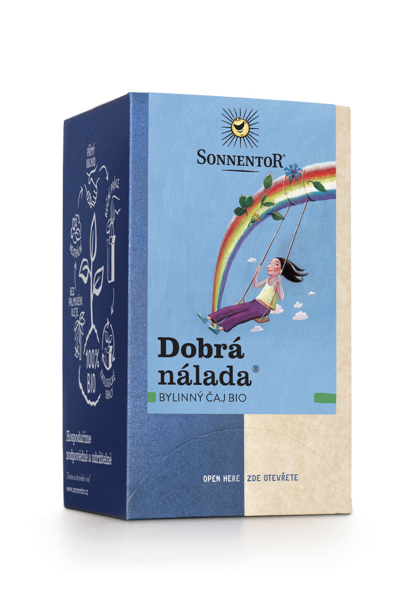 Bylinný čaj Sonnentor - Dobrá nálada, bio, 18 x 1,5 g