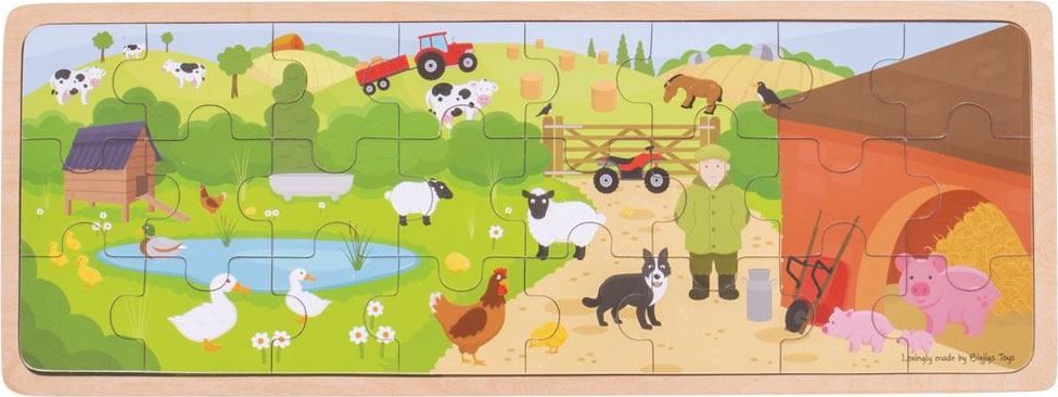 Bigjigs Toys Puzzle Na farmě