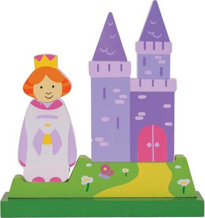 Bigjigs Toys Magnetické vertikální puzzle zámek