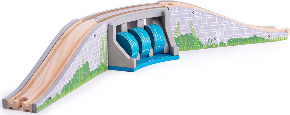 Bigjigs Rail Most s vodopádem