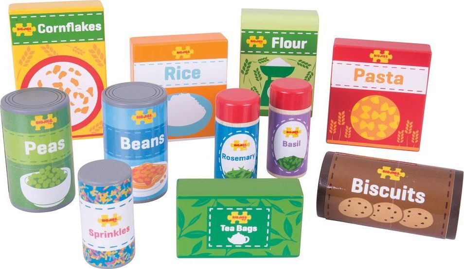 Bigjigs Toys Sada trvanlivých potravin