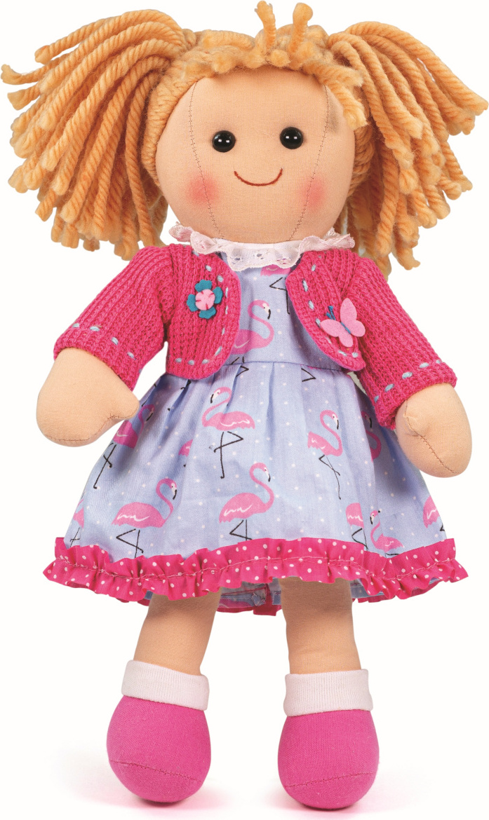 Bigjigs Toys Látková panenka Maggie 34cm
