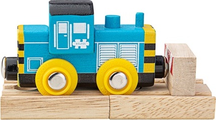 Bigjigs Rail Dřevěný vláček Shunter