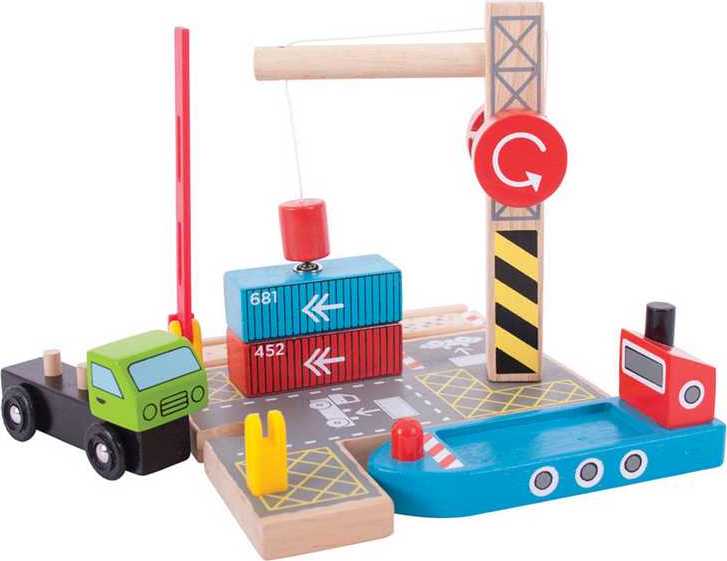 Bigjigs Rail Kontejnerové překladiště