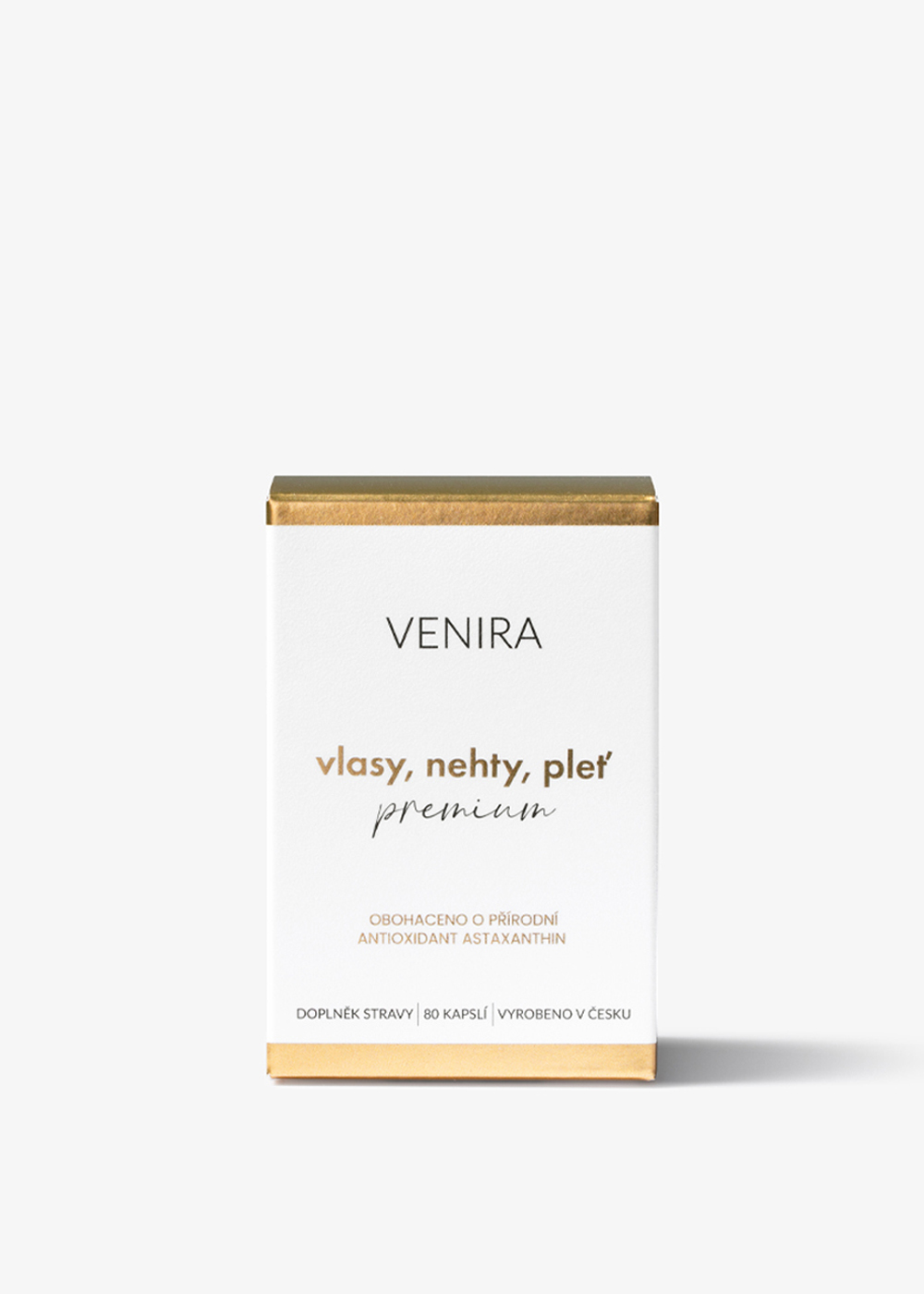 VENIRA PREMIUM kapsle pro vlasy, nehty a pleť, 80 kapslí