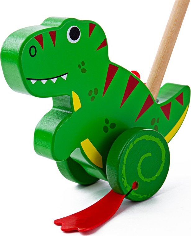 Bigjigs Baby Dřevěný jezdík T. rex