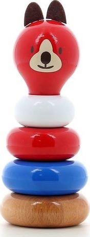 Vilac Dřevěná nasazovací věž pes Lucien