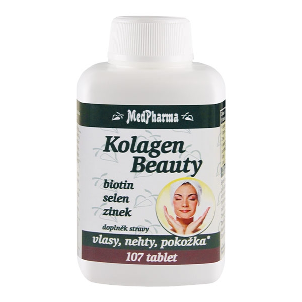 MedPharma Kolagen Beauty - biotin, selen, zinek 107 tablet