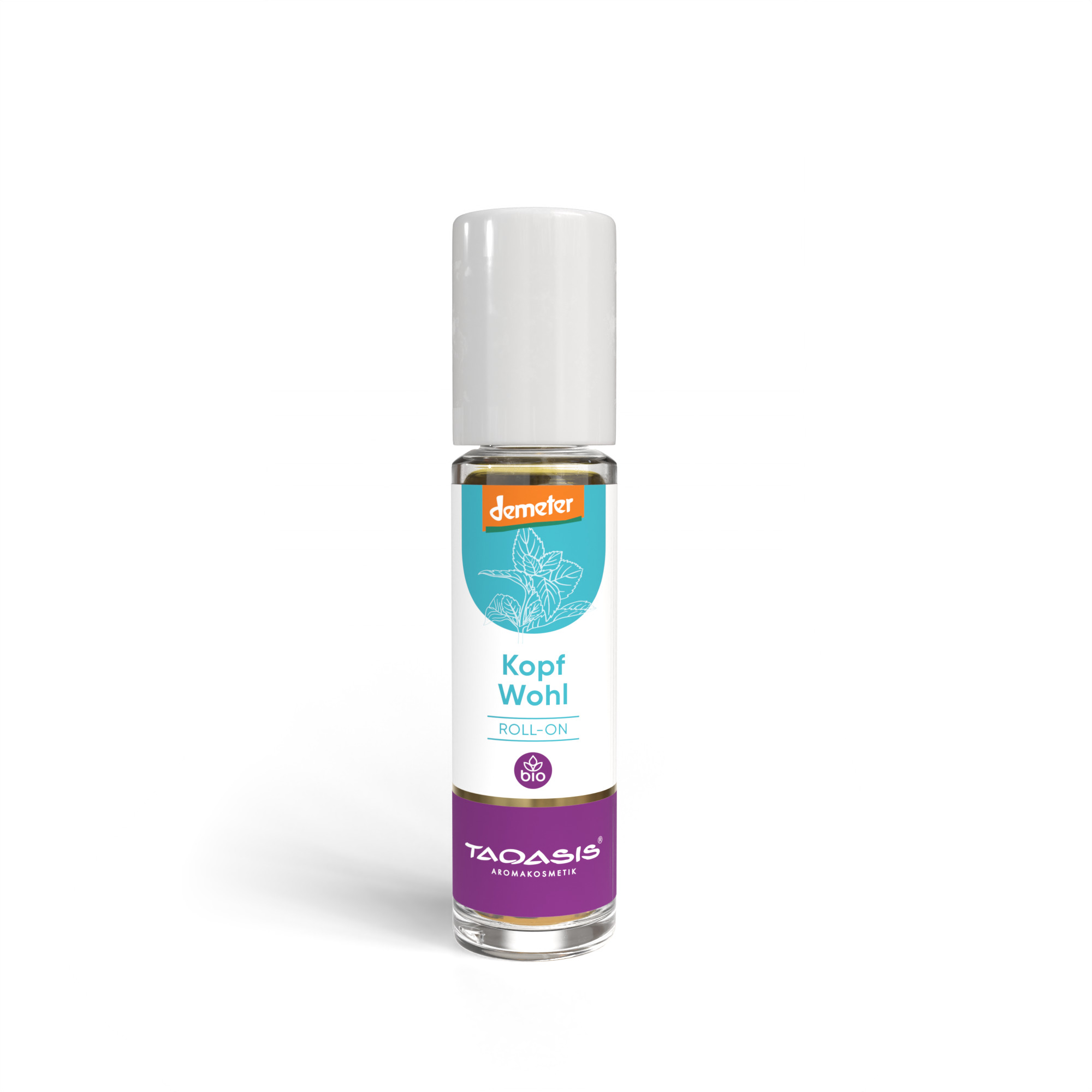 TAOASIS Aroma roll-on Head Well BIO (10 ml) - osvěžuje, vyrovnává a zlepšuje koncentraci