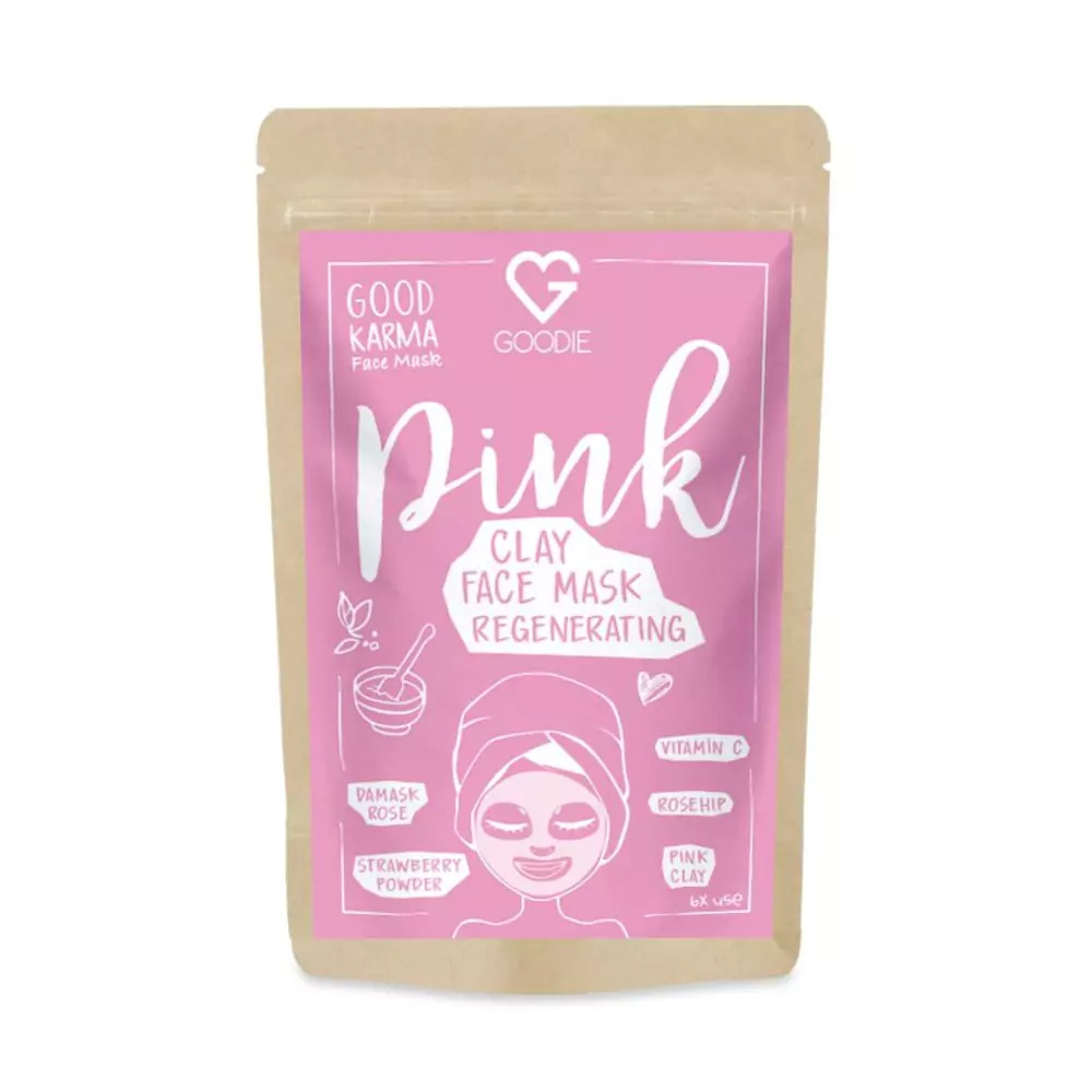 GOODIE PINK Face mask - jílová maska 30 g