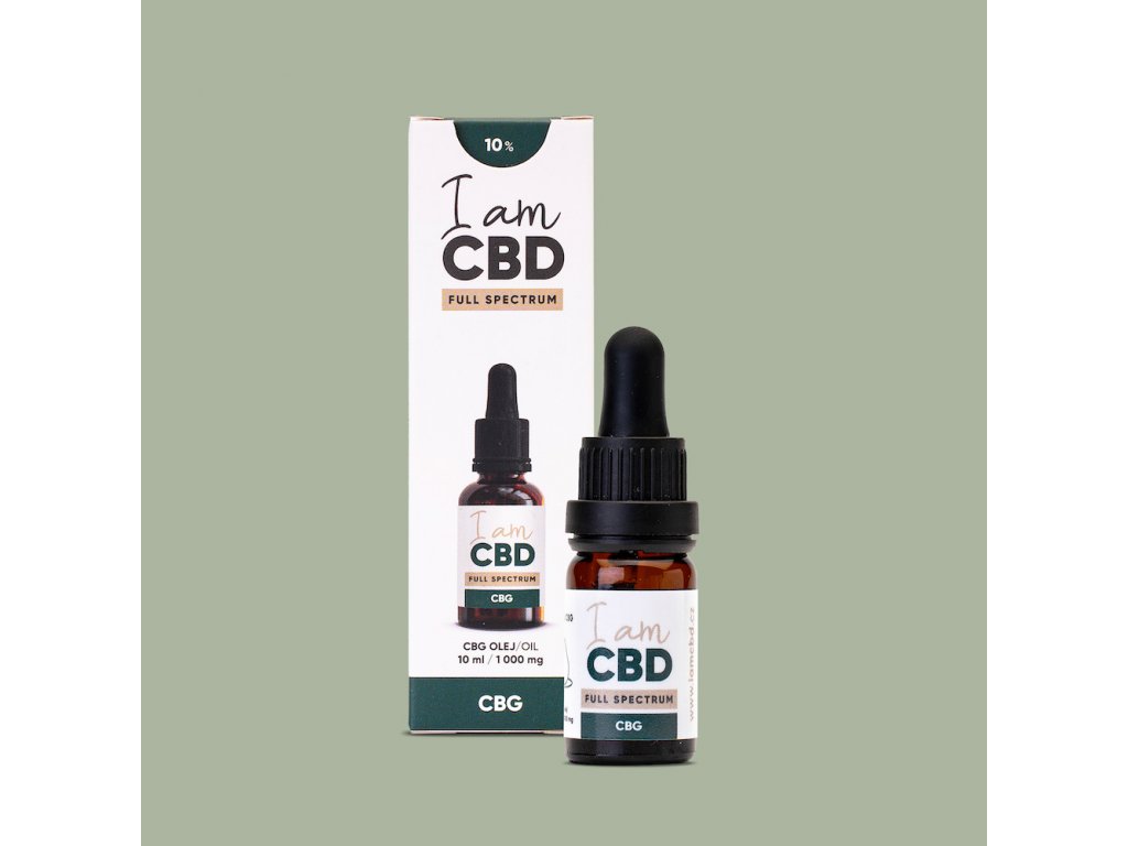 I am CBD Full Spectrum CBG konopný olej 10% 10 ml original