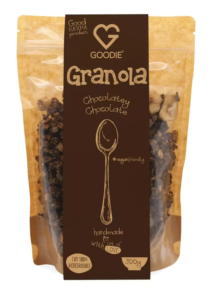 GOODIE Granola - Čokoládově čokoládová 300 g